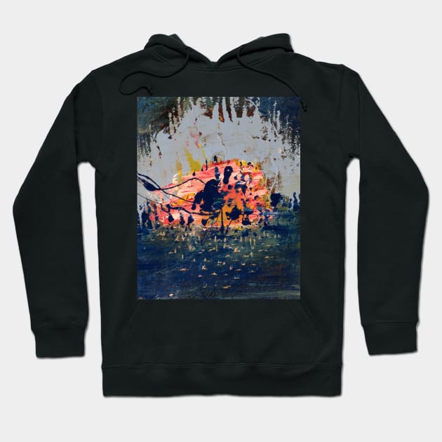 SEA BATHING AT THE GROTTO Hoodie by lautir